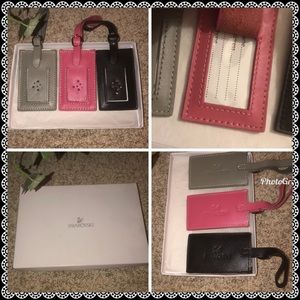 NIB Swarovski Luggage Tags